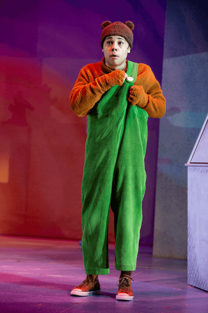 Chip Sherman in SCT's 2019 production of Corduroy. Photo by Angela Sterling.