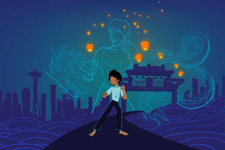 Young Dragon: A Bruce Lee Story by Keiko Green