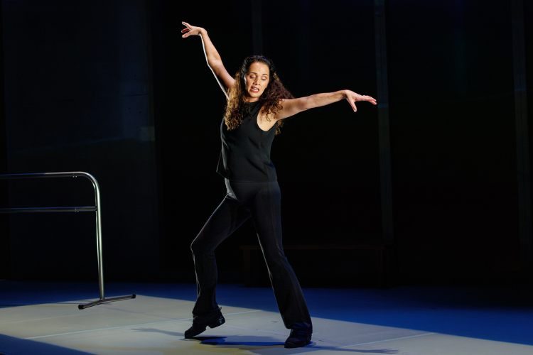 Larissa FastHorse in Fancy Dancer (2025) at Seattle Rep. Photo by Sayed Alamy.